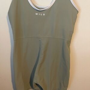 WILO Olive Green Sleeveless Bodysuit
